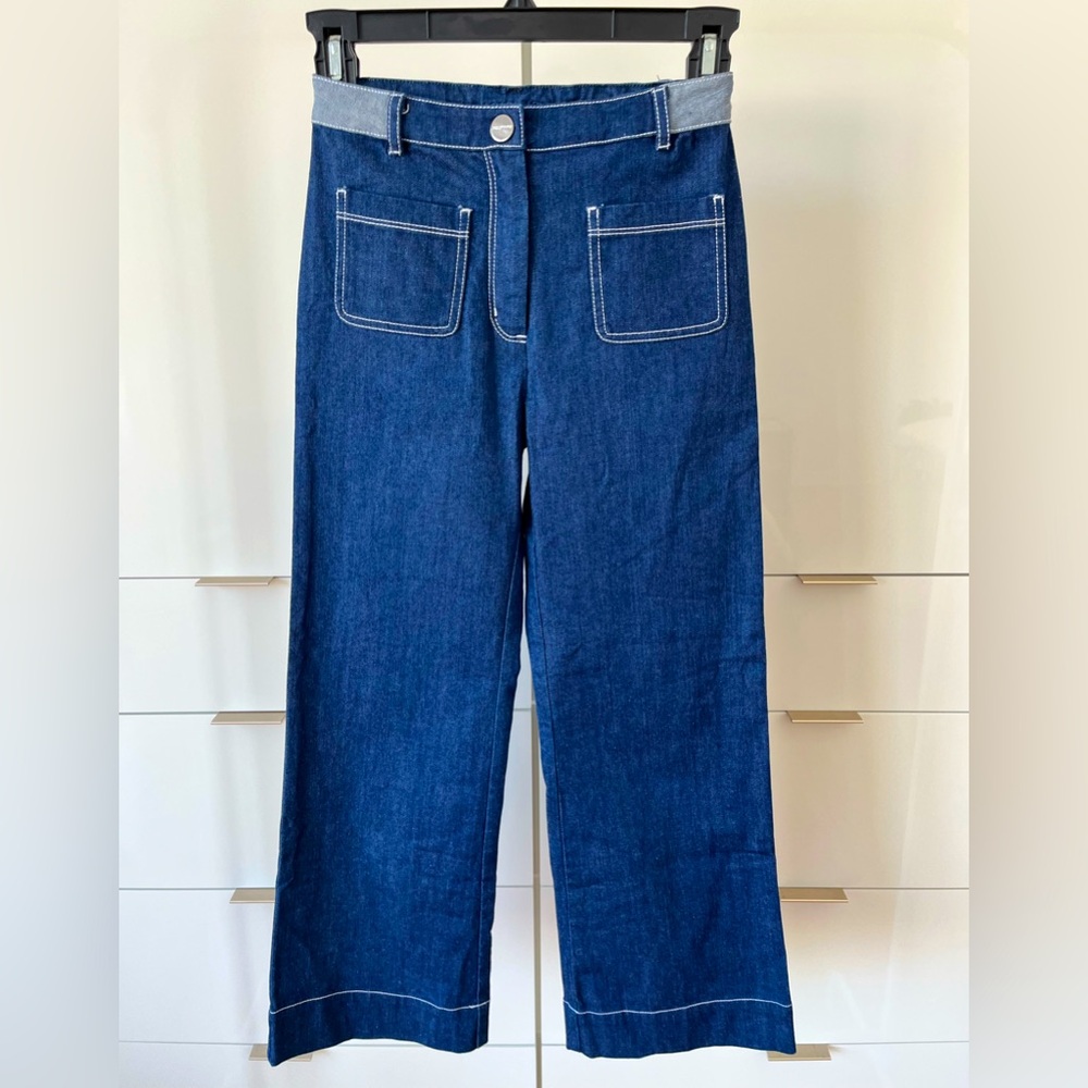 Jacadi wide-leg jeans, 10Y